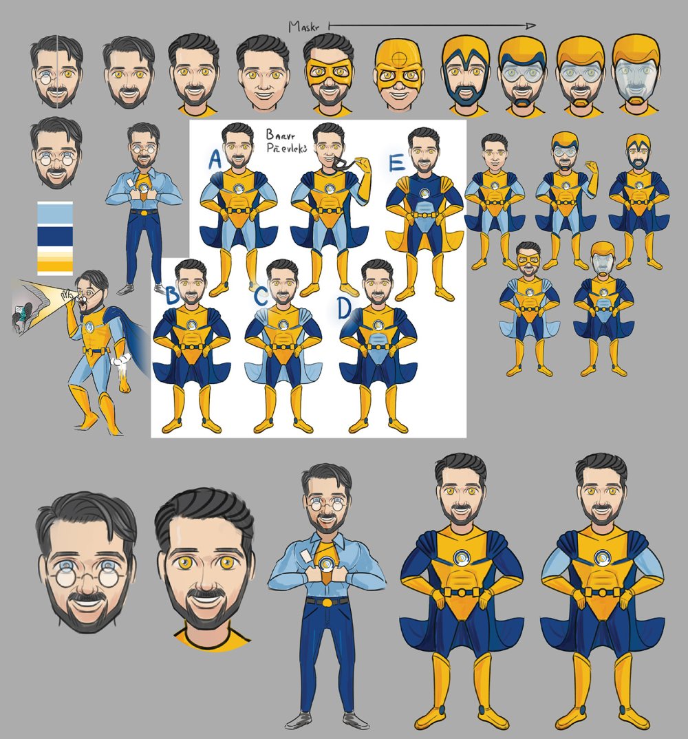 Varianty hrdinského převleku